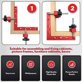 img 1 attached to 🔧 Relitec Woodworking Clamping Set with Integrated Positioning
