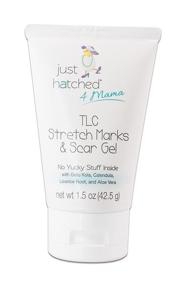 img 4 attached to 🤰 Just Hatched 4 Mama TLC Stretch Marks &amp; Scar Gel - Nourishing 1.5 oz, Pregnancy Stretch Marks & Scars Gel for Firming & Tightening Skin, Improving Tone & Texture