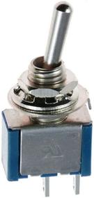 img 2 attached to 🔵 ESUPPORT On/Off Mini Toggle Switch 2Pin Blue Pack of 10 - Ideal for Car Dashboards