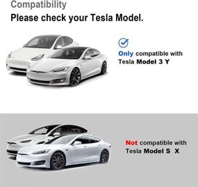 img 3 attached to Улучшайте и защищайте экран вашего Tesla Model 3 и Model Y с антибликовым защитным закаленным стеклом HD - необходимый аксессуар для Tesla Model 3 и Model Y!