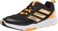 men's adidas trainer in metallic silver and maroon - athletic shoes логотип