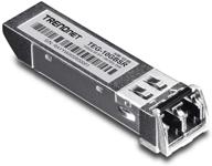 trendnet teg-10gbsr sfp+ module: 10gbase-sr lc connector, hot pluggable transceiver, ddm support, lifetime protection logo