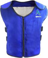 ❄️ alphacool ice vest | adjustable cooling vest for men and women with ice packs logo