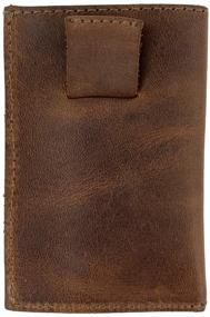 img 3 attached to 👜 Handmade Hide Drink Leather Wallet: Exquisite Men's Accessories