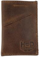 👜 handmade hide drink leather wallet: exquisite men's accessories logo