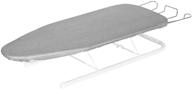 🧺 storage maniac tabletop ironing board with iron rest, sturdy iron frame &amp; sleek metallic cover for efficient ironing logo
