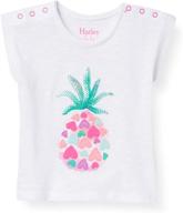 🦄 adorable hatley girls t-shirt: prancing unicorn designs for girls' clothing logo