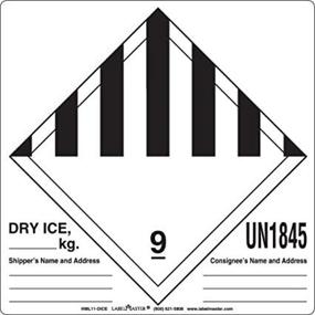 img 4 attached to 📦 Labelmaster HML11-DICE Dry Ice Label, Hazmat, 4.75x4 (Pack of 500) – Keep Your Shipping Safe and Compliant