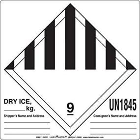 img 2 attached to 📦 Labelmaster HML11-DICE Dry Ice Label, Hazmat, 4.75x4 (Pack of 500) – Keep Your Shipping Safe and Compliant