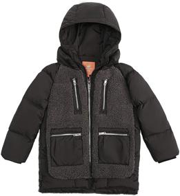 img 4 attached to 🧥 Orolay Winter Puffer Boys' Clothing: Thickened Fleece Jackets & Coats