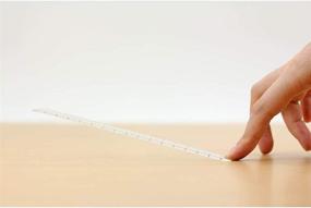 img 2 attached to 📏 Midori Clear Metric Ruler 42231006: Accurate Measurements with Sleek Transparency