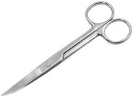 🔪 craft scissors for fabric needlework, embroidery & paper crafting (curved tip) logo