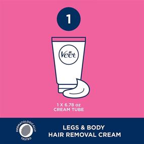 img 3 attached to 🌿 Veet Botanic Inspirations Gel Cream for Legs and Body, 6.78 oz