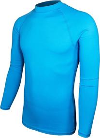 img 4 attached to 🏊 ALLEZ Men's UPF 50+ Rash Guard Long Sleeve Swim Shirts: Ultimate UV/Sun Protection Swimwear