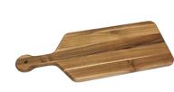 🍴 lipper international large teak wood edge grain kitchen serving paddle board, 20x8x0.75-inch logo