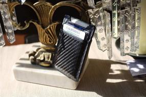 img 1 attached to 💼 Optimized Carbon Fiber Wallet - Impero Classico