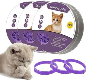 img 4 attached to Lopnord Calming Collar for Cats: Reduce Anxiety, Lasting Natural Calm - Pack of 3