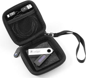 img 4 attached to Ultimate Travel Companion: CASEMATIX Crypto Wallet Travel Case for Ledger Nano X, Nano 🔒 S, Trezor Model T and BTC Wallet Accessories - Enhanced Protection with Padded Interior (Case Only)