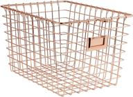 spectrum diversified storage basket copper logo