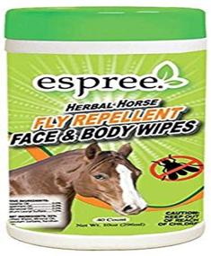 img 1 attached to Espree Aloe Herbal Horse Face & Body Wipes (40 Count): Convenient and Soothing Cleaning Solution for Equine Care