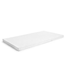 img 4 attached to Enhance Your Child's Sleep with the Milliard 🛏️ 2-Inch Ventilated Memory Foam Crib and Toddler Bed Mattress Topper