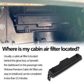 img 1 attached to 🔍 High-quality Cabin Air Filter Kit for Ram 1500 2500 3500 - Improve Air Quality & AC Performance with CF11671 Filter Access Door - Genuine Chrysler & Dodge Replacement Parts