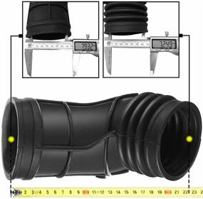 img 3 attached to A-Premium Air Intake Boot Hose Replacement for BMW E36 E46 323Ci 323i 325Ci 325i 325xi 328i Z3 1999-2006 Front 2-PC: Superior Quality and Perfect Fit!