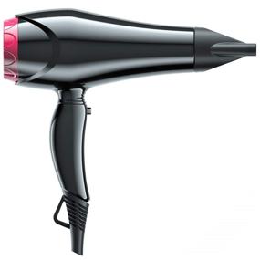img 3 attached to 💨 JINRI Professional Black Hair Dryer - Ceramic Ionic Fast Dryer (Normal Size)