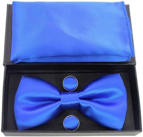 img 1 attached to JEMYGINS Pre Tied Pocket Square Cufflink Men's Accessories