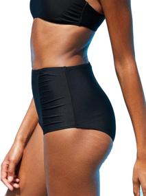 img 3 attached to FlatterMe Womens Waisted Tankini Swimsuit