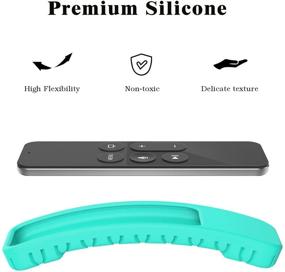 img 3 attached to MoKo Silicone Cover for Apple TV 4K/4th 🍏 Gen Remote - Flexible Lightweight Non-Slip-Grip &amp; Secure Protection, Green