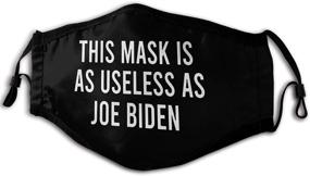 img 3 attached to Ineffective as Joe Biden Fashion Face Mask Adjustable 👎 Washable Reusable Balaclava Mouth Cover Unisex Black: An Honest Review