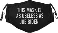 ineffective as joe biden fashion face mask adjustable 👎 washable reusable balaclava mouth cover unisex black: an honest review logo