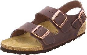 img 3 attached to Birkenstock Milano Habana Leather Men's Athletic Sandals