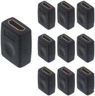 🔌 vce 10 pack hdmi coupler: female to female adapter connector for 3d, 4k, 1080p hdmi cable extender - compatible with roku tv stick, chromecast, xbox one, ps4 ps3, pc and more logo