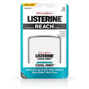 img 4 attached to Listerine Cool Mint Interdental Floss 55 Yards (Pack of 6) - Enhance Oral Care and Achieve a Cleaner, Healthier Mouth