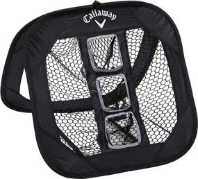 img 4 attached to 🏌️ Collapsible Callaway Chip-Shot™ Golf Chipping Net for Enhanced Outdoor & Indoor Practice, in Black