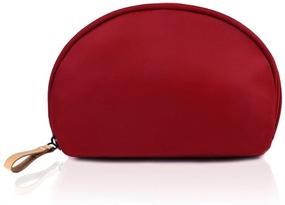 img 4 attached to Mossio Half Moon Cosmetic Beauty Bag Travel Organizer Pouch