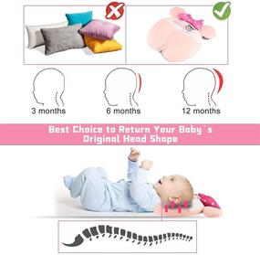 img 2 attached to Baby Pillow Anti Flat Head