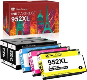 img 4 attached to Toner Kingdom Remanufactured Ink Cartridge Replacement for HP 952 XL 952XL - Compatible with HP Officejet 8710 8720 8715 7740 7720 8740 8730 8702 8210 8216 Printers (5-Pack)