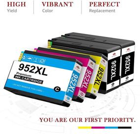 img 3 attached to Toner Kingdom Remanufactured Ink Cartridge Replacement for HP 952 XL 952XL - Compatible with HP Officejet 8710 8720 8715 7740 7720 8740 8730 8702 8210 8216 Printers (5-Pack)