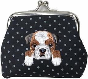 img 1 attached to 🐶 BULLDOG Embroidered Puppy Buckle Wallet: Must-Have Boys' Accessory for Style and Functionality
