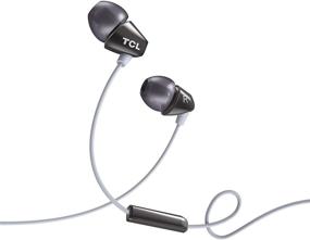 img 4 attached to 🎧 TCL SOCL100BK наушники со встроенным микрофоном и пассивным шумоподавлением, черного цвета