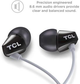 img 3 attached to 🎧 TCL SOCL100BK наушники со встроенным микрофоном и пассивным шумоподавлением, черного цвета