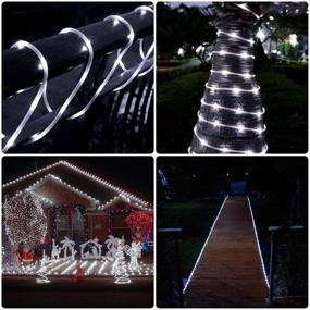 img 1 attached to 🔌 Versatile and Durable LE LED Rope Light: Timer, Low Voltage, 8 Mode, Waterproof, 33ft 100 LED, Indoor Outdoor Plug in Light for Deck, Patio, Bedroom, Boat, Landscape Lighting and More