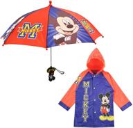 🌂 disney kids' umbrella and slicker set logo