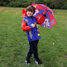 img 2 attached to 🌂 Disney Kids' Umbrella and Slicker Set