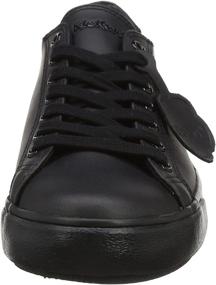 img 3 attached to Black Low Top School Shoes by Kickers