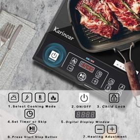 img 2 attached to Karinear Portable Induction Cooktop Countertop