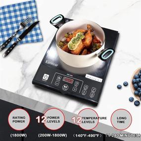 img 3 attached to Karinear Portable Induction Cooktop Countertop